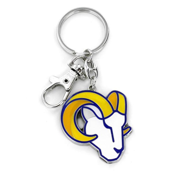 Los Angeles Rams Heavyweight Football Keychain | Football Keychains ...