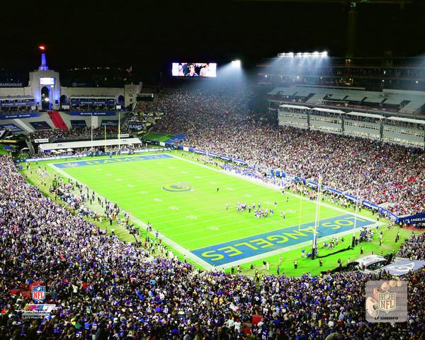 Los Angeles Rams LA Memorial Coliseum NFL Football 8" x 10" Stadium Photo - Dynasty Sports & Framing 