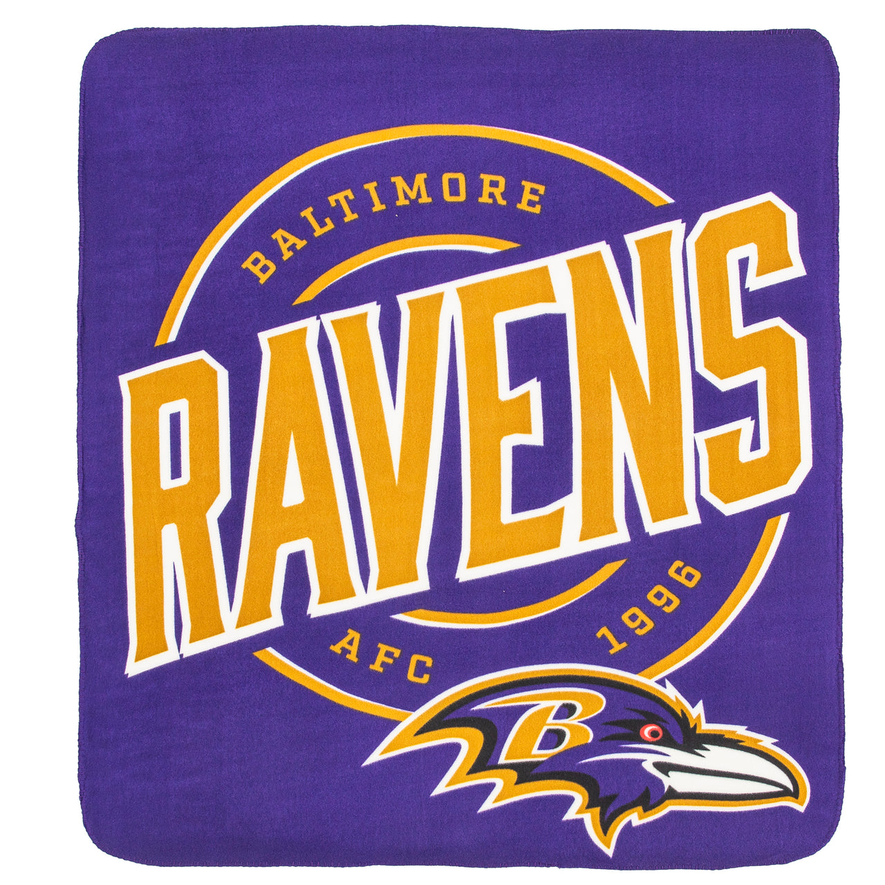 Baltimore Ravens 50" x 60" Campaign Fleece Blanket - Dynasty Sports & Framing 