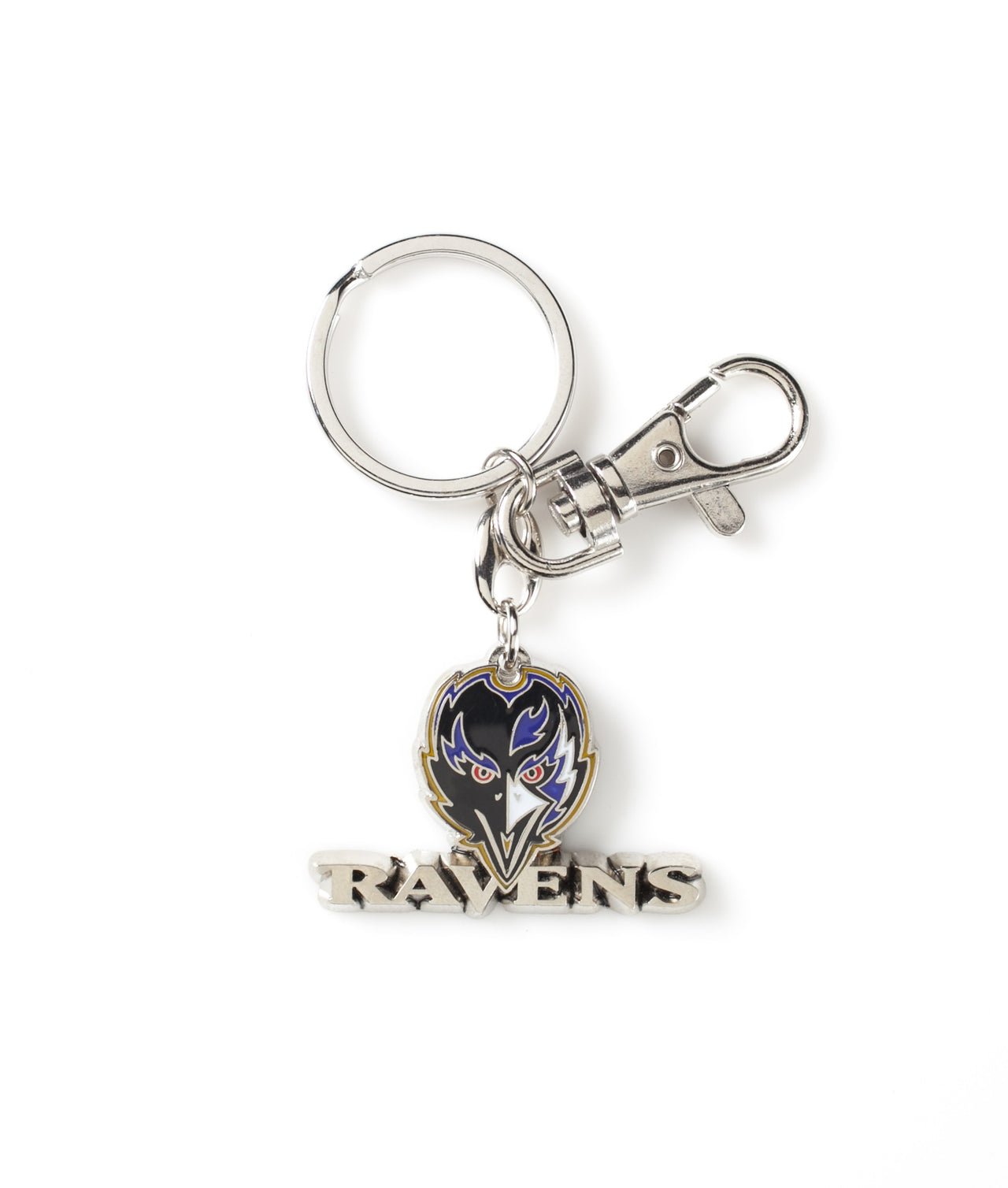 Baltimore Ravens Heavyweight Football Keychain - Dynasty Sports & Framing 