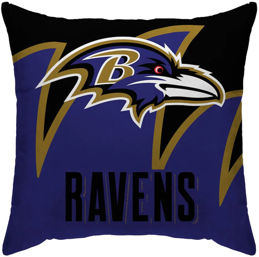 Baltimore Ravens 18'' x 18'' Splash Décor Pillow - Dynasty Sports & Framing 