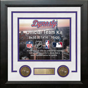 Baltimore Ravens Custom NFL Football 8x10 Picture Frame Kit (Multiple Colors) - Dynasty Sports & Framing 