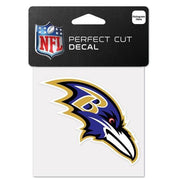 Baltimore Ravens NFL Football 4" x 4" Decal - Dynasty Sports & Framing 