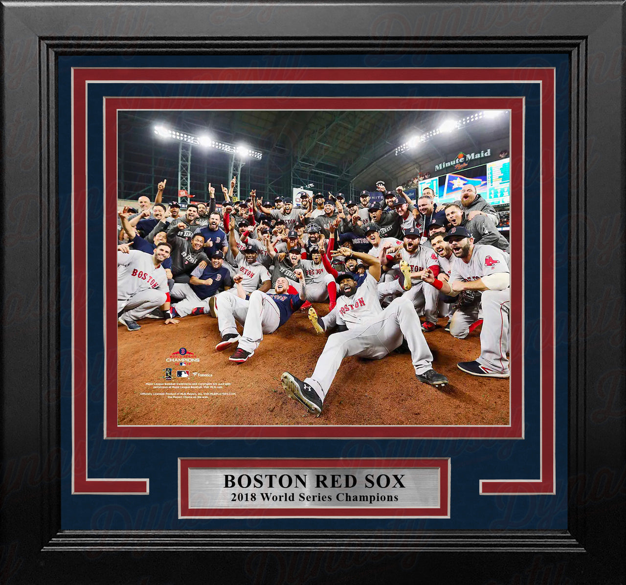 Boston Red Sox 2018 World Series Champions Team Celebration 8" x 10" Framed Baseball Photo - Dynasty Sports & Framing 