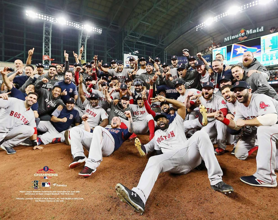 Boston Red Sox 2018 World Series Champions Team Celebration 8" x 10" Baseball Photo - Dynasty Sports & Framing 