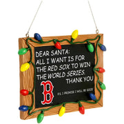 Boston Red Sox Chalkboard Sign Ornament - Dynasty Sports & Framing 