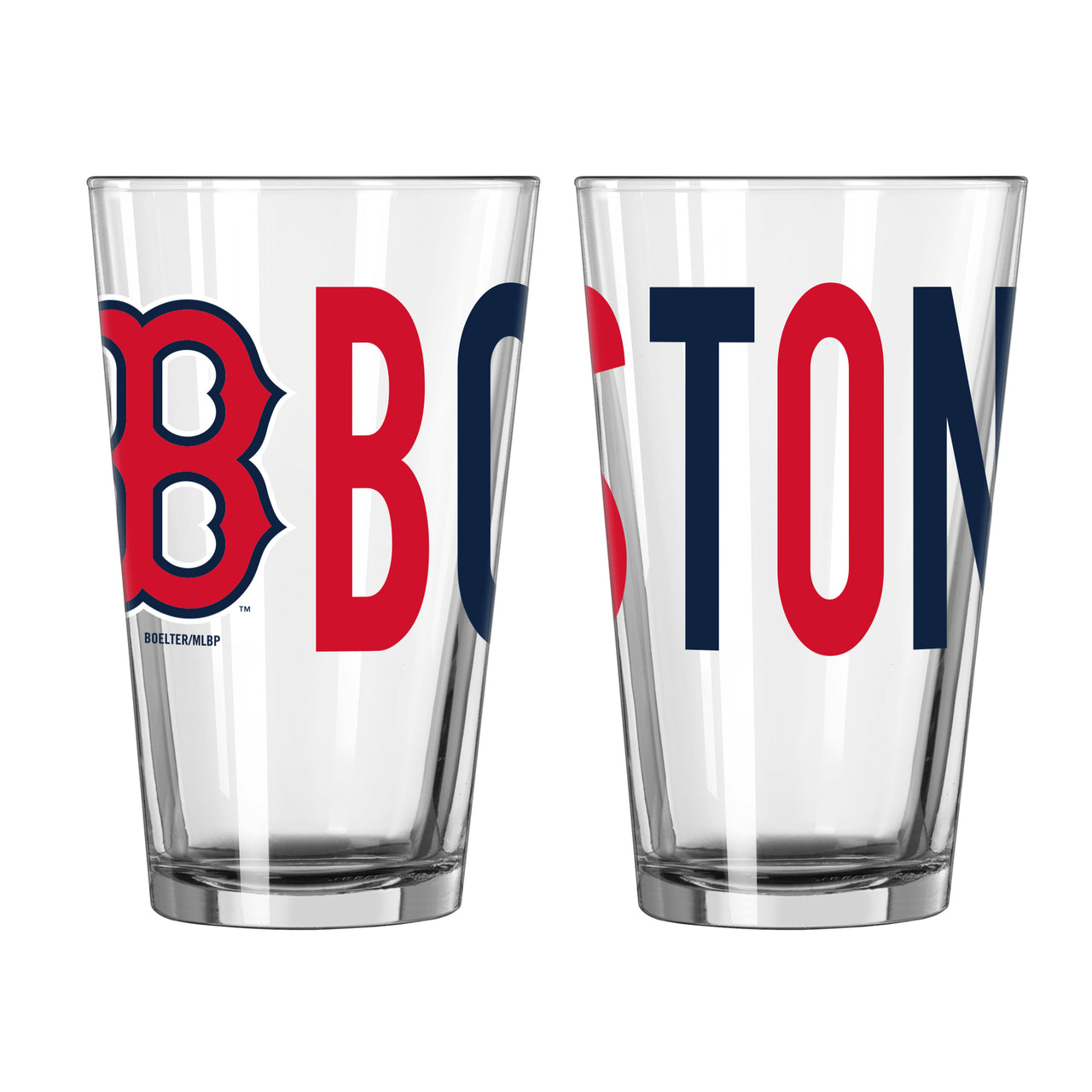 Boston Red Sox Overtime Pint Glass - Dynasty Sports & Framing 