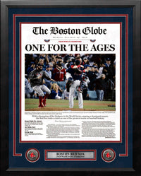 Boston Red Sox 2018 World Series Champions Framed Boston Globe Photo - Dynasty Sports & Framing 