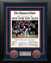 Boston Red Sox 2018 World Series Champions Framed Boston Globe Photo - Dynasty Sports & Framing 