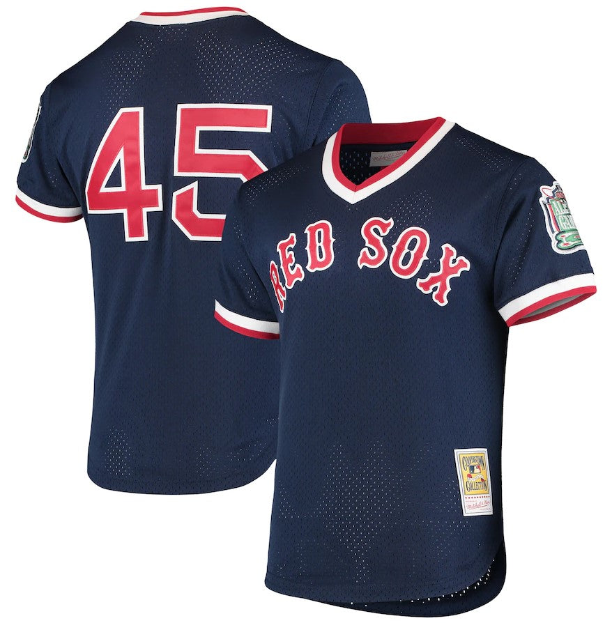 Pedro Martinez Boston Red Sox Mitchell & Ness 1999 Cooperstown Collection Batting Practice Jersey - Dynasty Sports & Framing 
