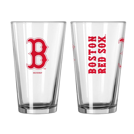 Boston Red Sox Game Day Pint Glass - Dynasty Sports & Framing 