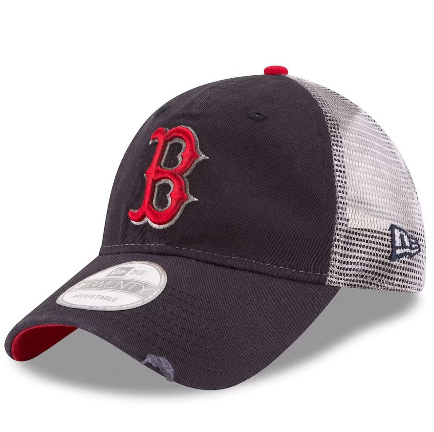 Boston Red Sox New Era Team Rustic 9TWENTY Adjustable Hat - Navy - Dynasty Sports & Framing 