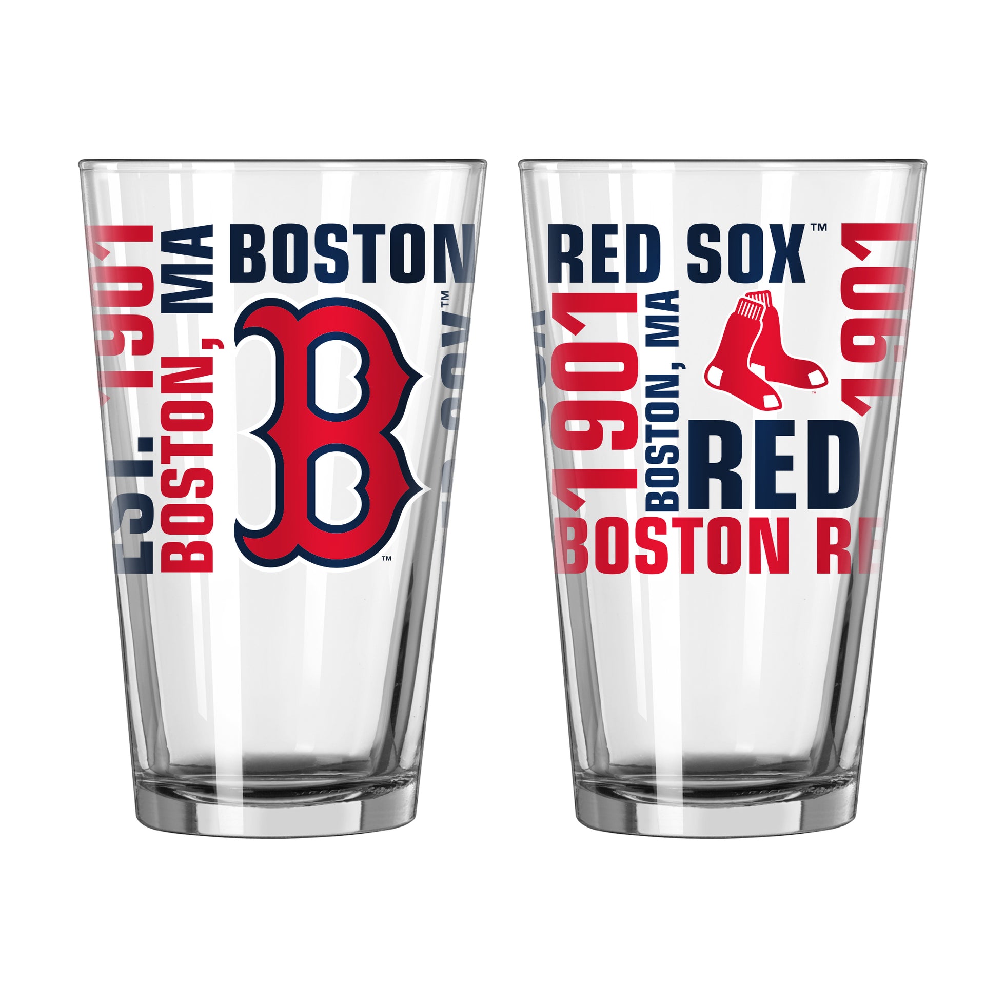 Boston Red Sox Spirit Pint Glass - Dynasty Sports & Framing 