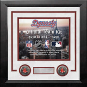Boston Red Sox Custom MLB Baseball 16x20 Picture Frame Kit (Multiple Colors) - Dynasty Sports & Framing 
