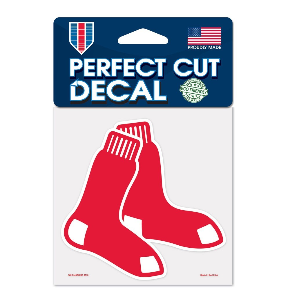 Boston Red Sox MLB Baseball 4" x 4" Decal - Dynasty Sports & Framing
