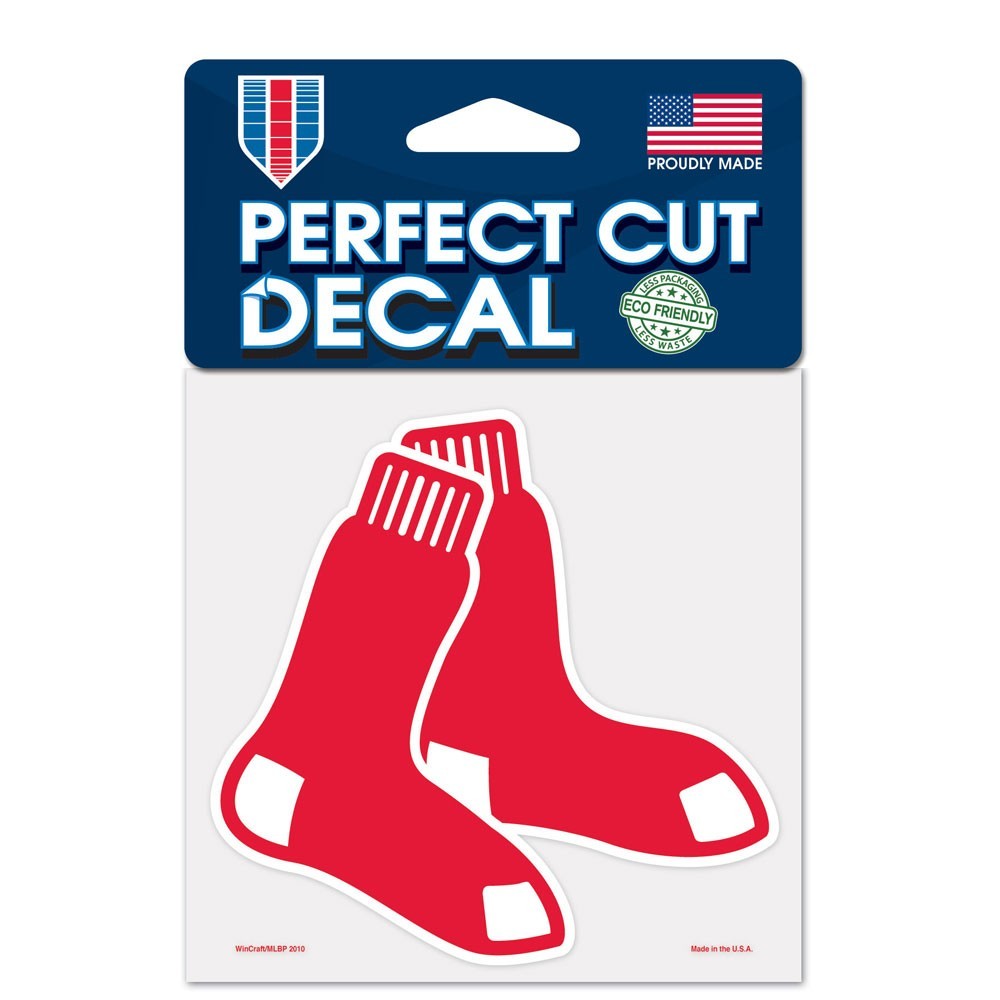 Boston Red Sox MLB Baseball 4" x 4" Decal - Dynasty Sports & Framing 