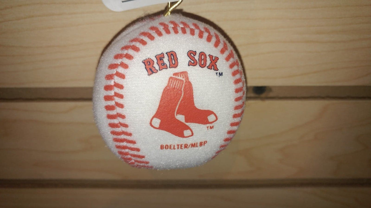 Boston Red Sox Plush Baseball Ornament - Dynasty Sports & Framing 