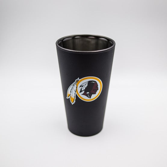 Washington Redskins Black Matte Chrome Pint - Dynasty Sports & Framing 