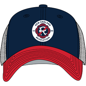 New England Revolution Core Trucker Snapback Hat - Navy/Red - Dynasty Sports & Framing 