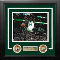 Robert Williams III Slam Dunk Boston Celtics Autographed Framed Basketball Photo - Dynasty Sports & Framing 