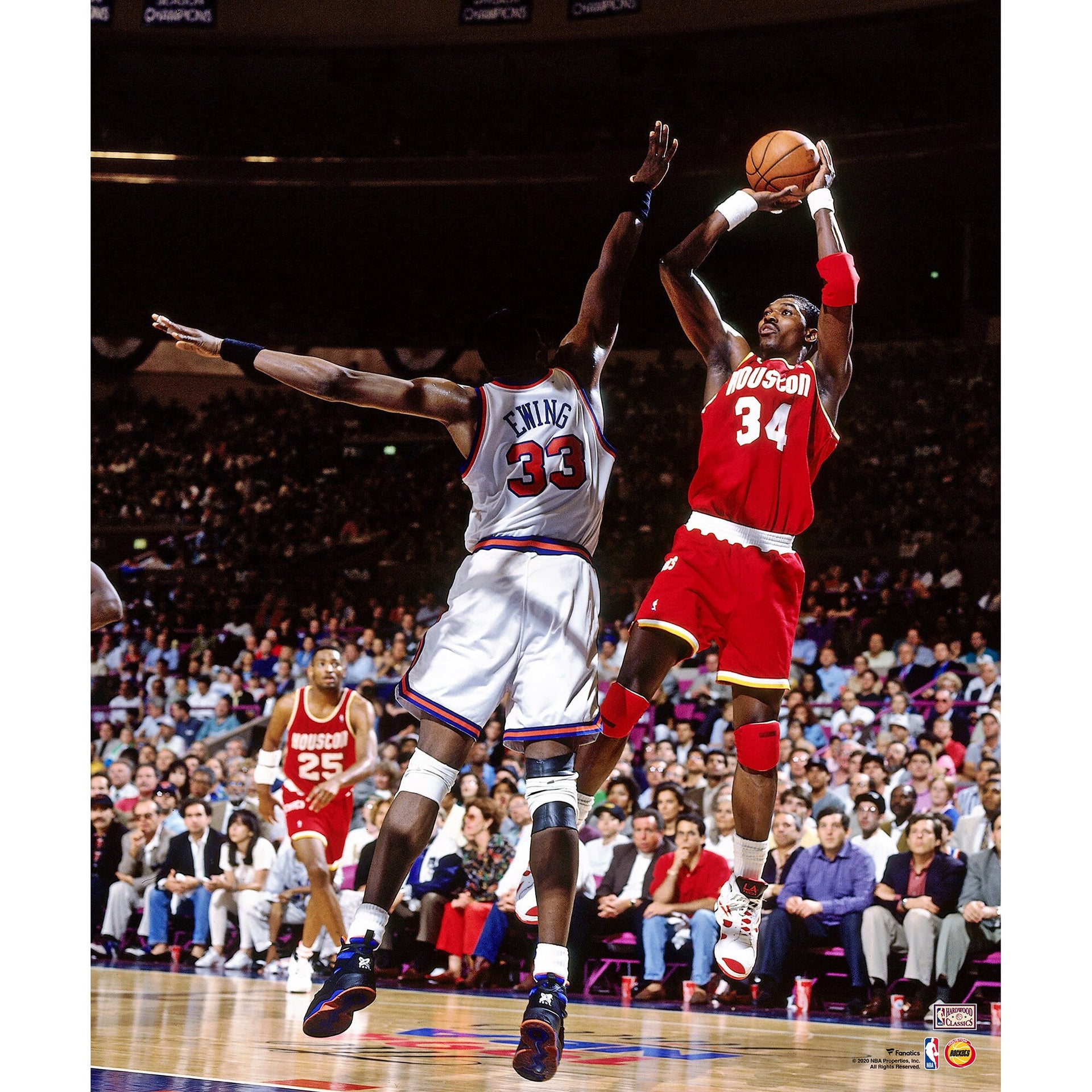 Hakeem Olajuwon in Action Houston Rockets 8" x 10" Basketball Photo - Dynasty Sports & Framing 