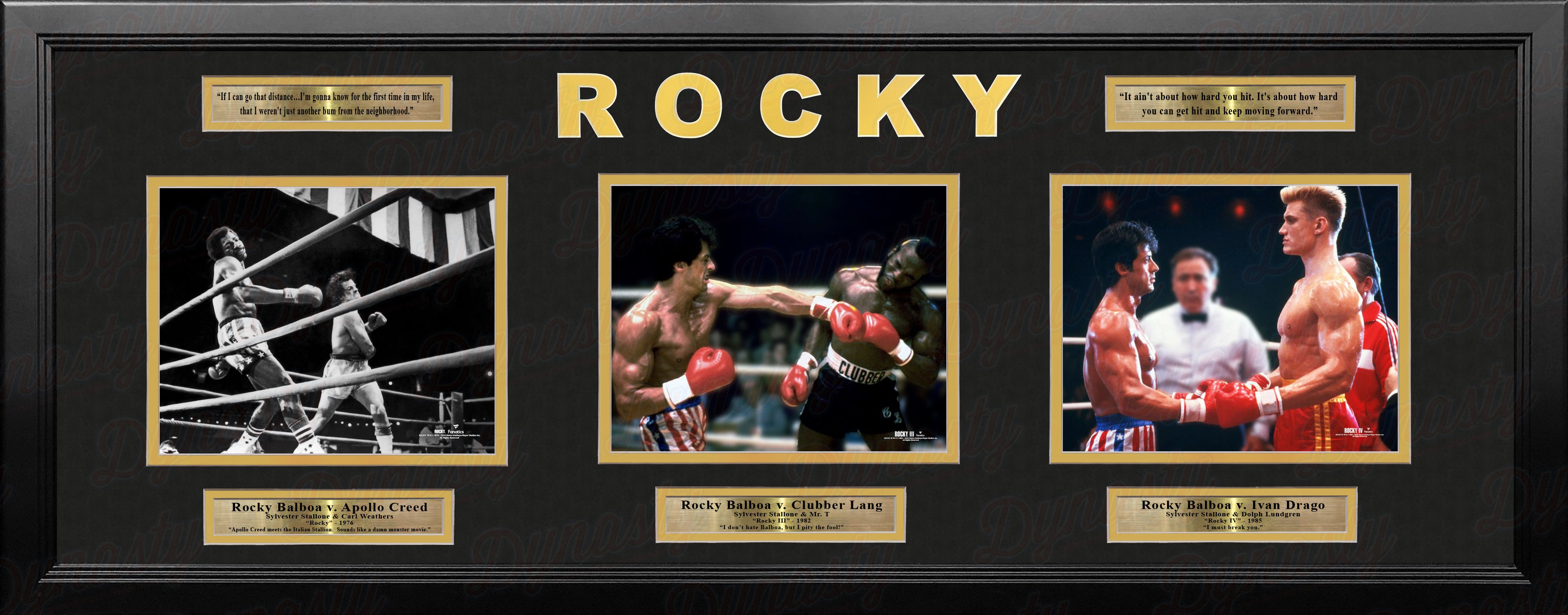 Rocky Balboa Framed Movie Collage | Rocky Balboa Memorabilia ...