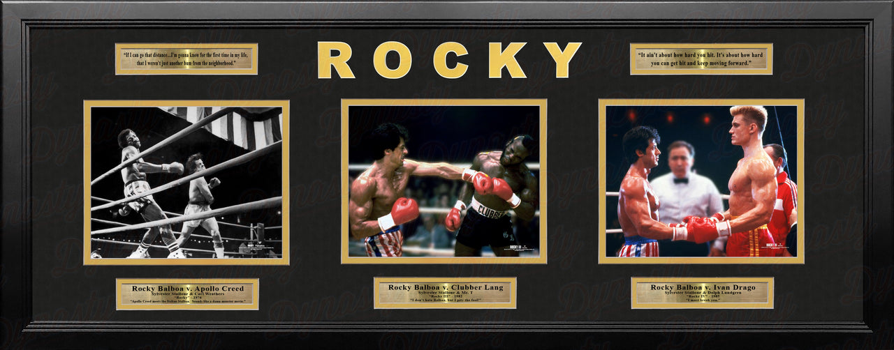 Rocky Balboa Framed Movie Collage - Dynasty Sports & Framing 