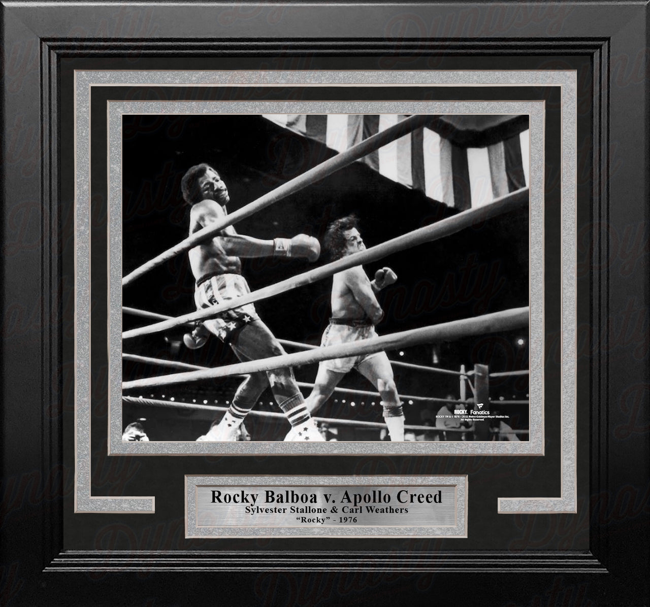 Rocky Balboa v. Apollo Creed 8" x 10" Framed Movie Photo - Dynasty Sports & Framing