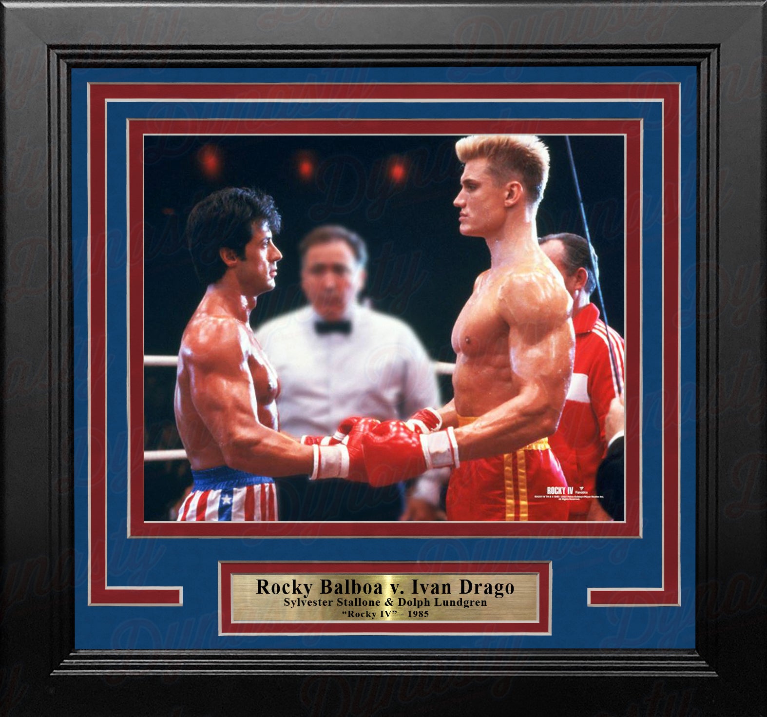 Rocky Balboa v. Ivan Drago 8" x 10" Framed Movie Photo - Dynasty Sports & Framing 