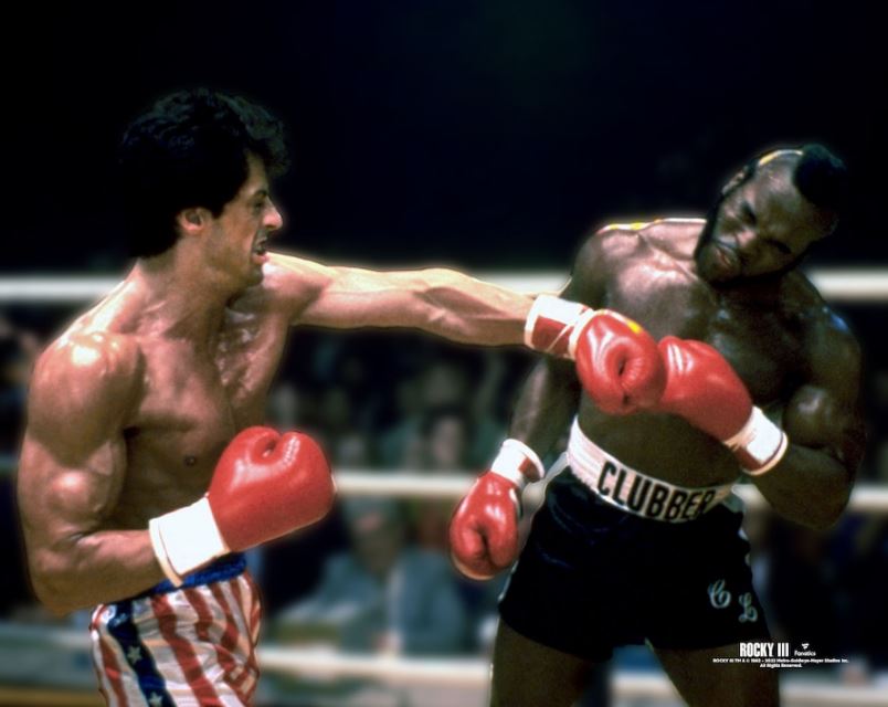 Rocky Balboa v. Clubber Lang 8" x 10" Movie Photo - Dynasty Sports & Framing