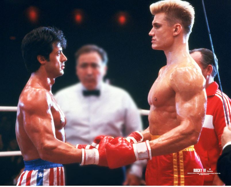 Rocky Balboa v. Ivan Drago 8" x 10" Movie Photo - Dynasty Sports & Framing