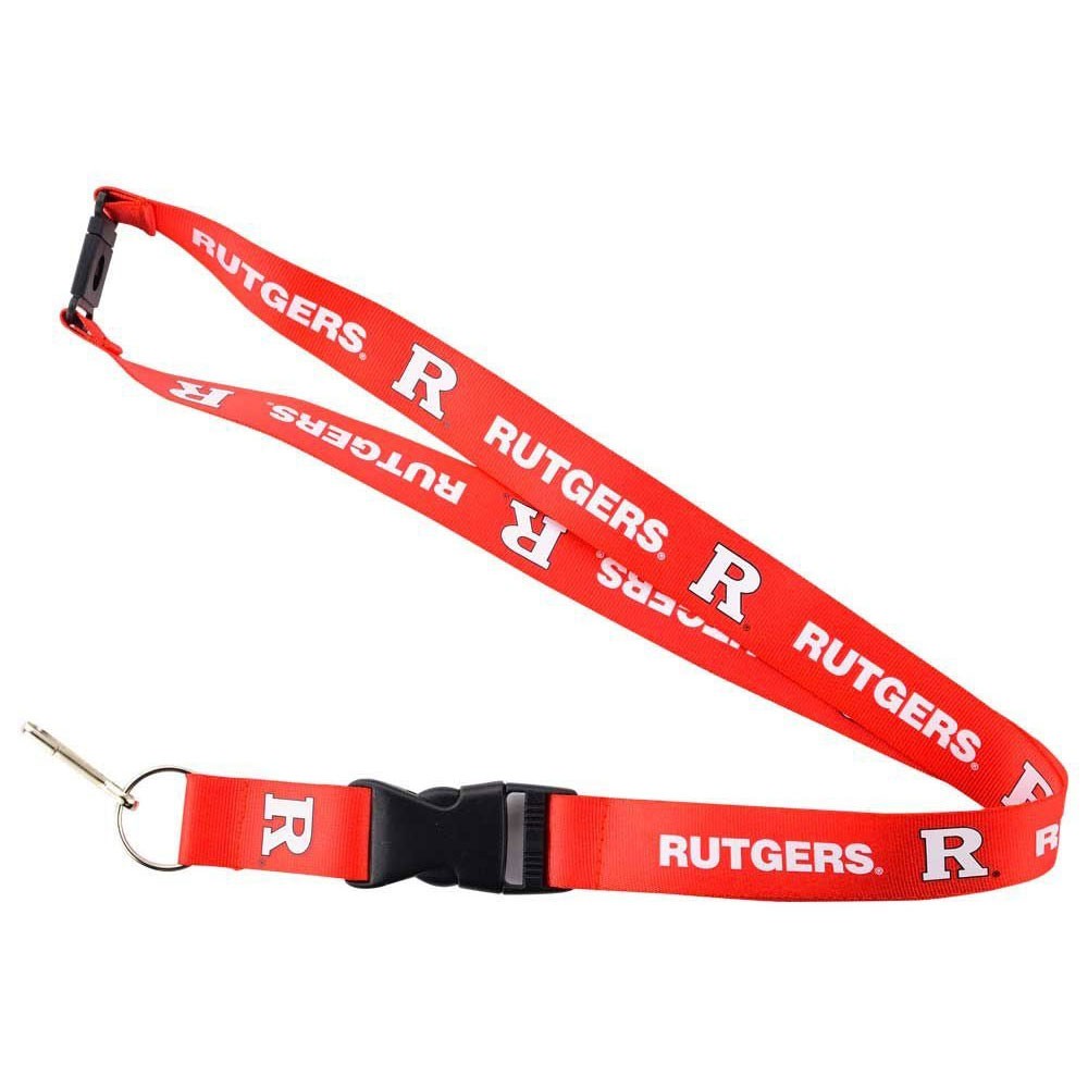 Rutgers Scarlet Knights College Lanyard Keychain - Dynasty Sports & Framing 