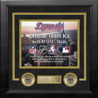 New Orleans Saints Custom NFL Football 11x14 Picture Frame Kit (Multiple Colors) - Dynasty Sports & Framing 
