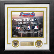 New Orleans Saints Custom NFL Football 8x10 Picture Frame Kit (Multiple Colors) - Dynasty Sports & Framing 