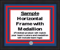 NHL Hockey Photo Picture Frame Kit - Dallas Stars (Green Matting, Yellow Trim) - Dynasty Sports & Framing 
