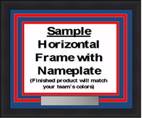 NHL Hockey Photo Picture Frame Kit - Dallas Stars (Green Matting, Yellow Trim) - Dynasty Sports & Framing 