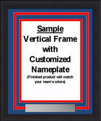 NHL Hockey Photo Picture Frame Kit - Dallas Stars (Green Matting, Silver Trim) - Dynasty Sports & Framing 