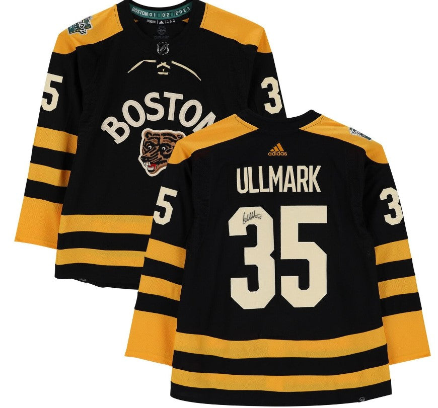 Linus Ullmark 2023 Winter Classic Boston Bruins Autographed Authentic Jersey - Dynasty Sports & Framing 