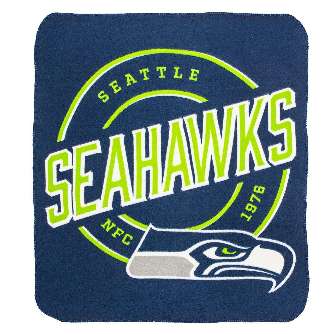 Seattle Seahawks 50" x 60" Campaign Fleece Blanket - Dynasty Sports & Framing 
