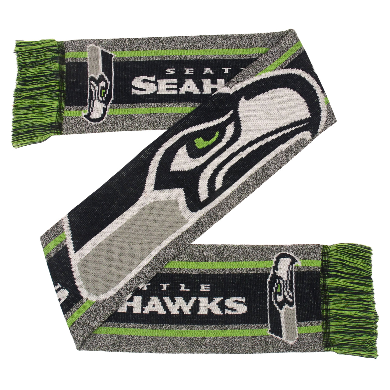 Seattle Seahawks Charcoal Logo Scarf - Dynasty Sports & Framing 