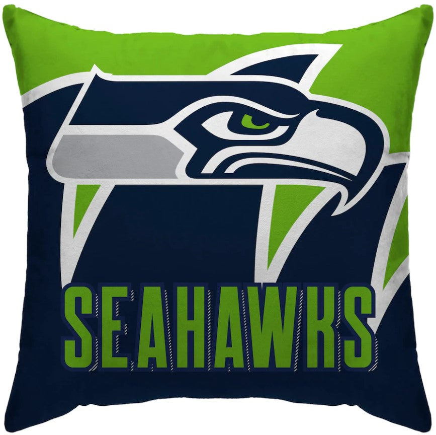Seattle Seahawks 18'' x 18'' Splash Décor Pillow - Dynasty Sports & Framing 