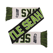 Seattle Seahawks Reversible Wordmark Scarf - Dynasty Sports & Framing 