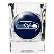 Seattle Seahawks Square Shot Glass - Dynasty Sports & Framing 
