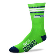 Seattle Seahawks Men's 4 Stripe Deuce Socks - Dynasty Sports & Framing 