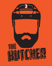 Radko Gudas "The Butcher" Philadelphia Flyers Hockey Youth T-Shirt (Dynasty Sports Exclusive) - Dynasty Sports & Framing 