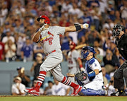 Albert Pujols 700th Home Run St. Louis Cardinals 8" x 10" Baseball Photo - Dynasty Sports & Framing 