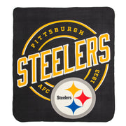 Pittsburgh Steelers 50" x 60" Campaign Fleece Blanket - Dynasty Sports & Framing 