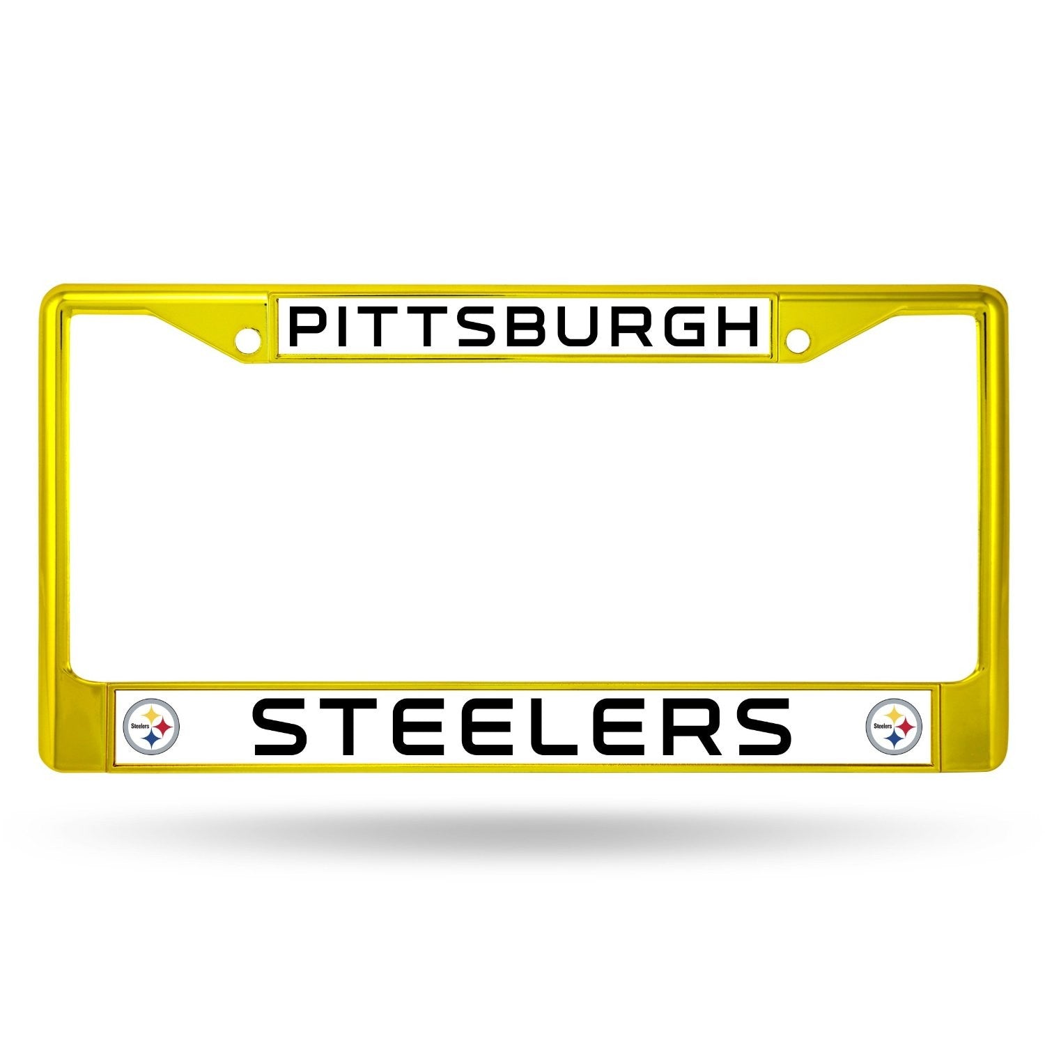 Pittsburgh Steelers Colored Chrome License Plate Frame - Dynasty Sports & Framing 