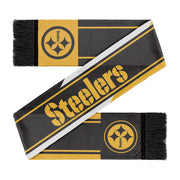 Pittsburgh Steelers Colorwave Wordmark Scarf - Dynasty Sports & Framing 