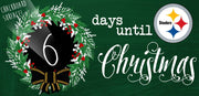 Pittsburgh Steelers 6'' x 12'' Days Until Christmas Wood Sign - Dynasty Sports & Framing 
